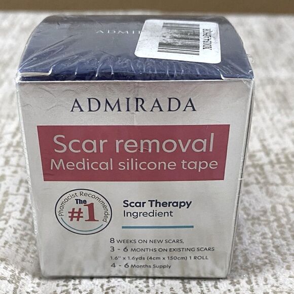 Admirada Silicone Scar Removal Tape. New in Box. NIB EXP: 9/24 - Picture 4 of 7